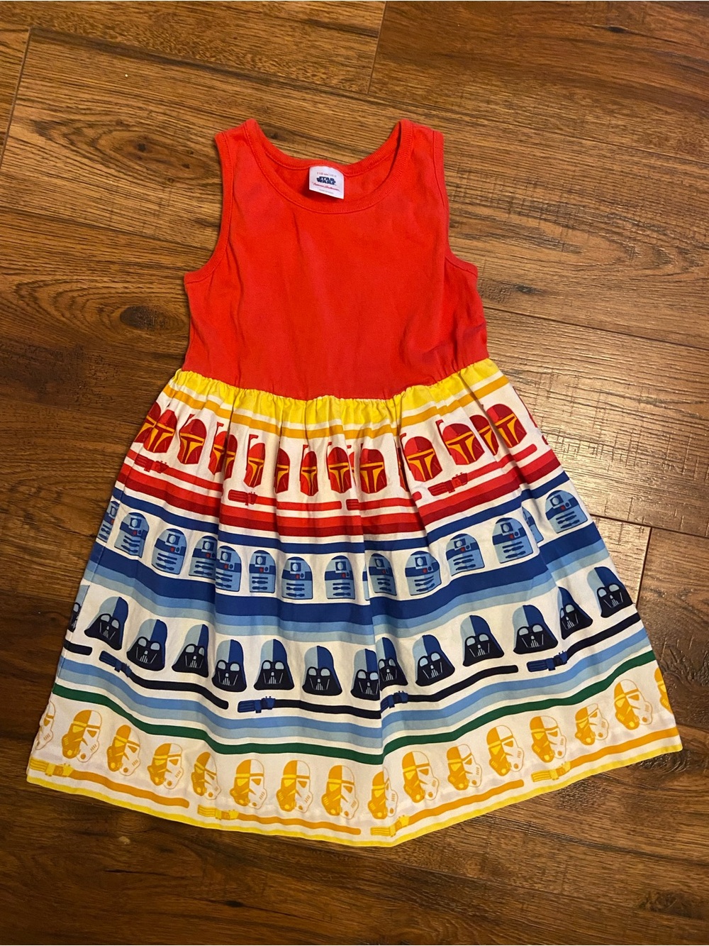 Hanna Andersson x Star Wars Sleeveless Fit and Flare Dress Size US 5 EUC